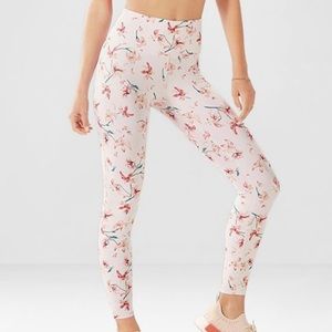 Fabletics High Waisted Lilly Vine Print Leggings